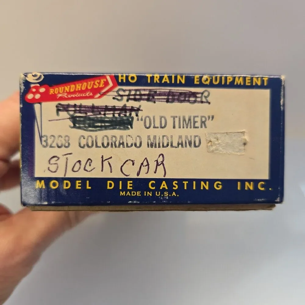 VTG Roundhouse HO Scale Colorado Midland Palace Stock Car #4022 H Jay Childers